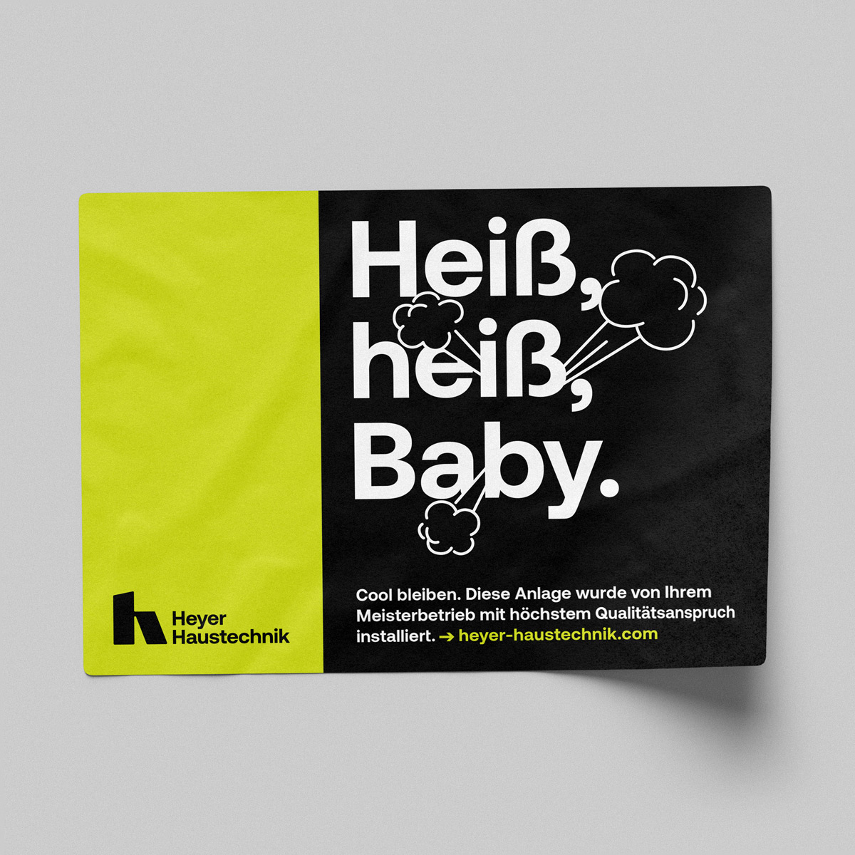 Heyer Haustechnik Lüdenscheid vertraut A87 Design Büro, Werbeagentur, Werbung, Grafik- und Webdesign aus Lüdenscheid und Südwestfalen, Designstudio, Designagentur, Logo Design, Corporate Design, Markenauftritt, NRW, Nordrhein-Westfalen
