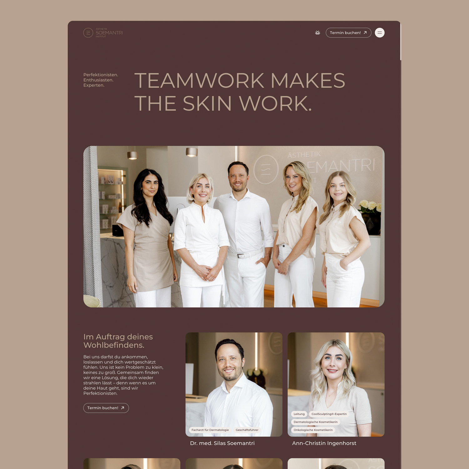 Soemantri Ästhetik Institut Lüdenscheid vertraut A87 Design Büro, Werbeagentur, Werbung, Grafik- und Webdesign aus Lüdenscheid und Südwestfalen, Designstudio, Designagentur, Logo Design, Corporate Design, Markenauftritt, NRW, Nordrhein-Westfalen