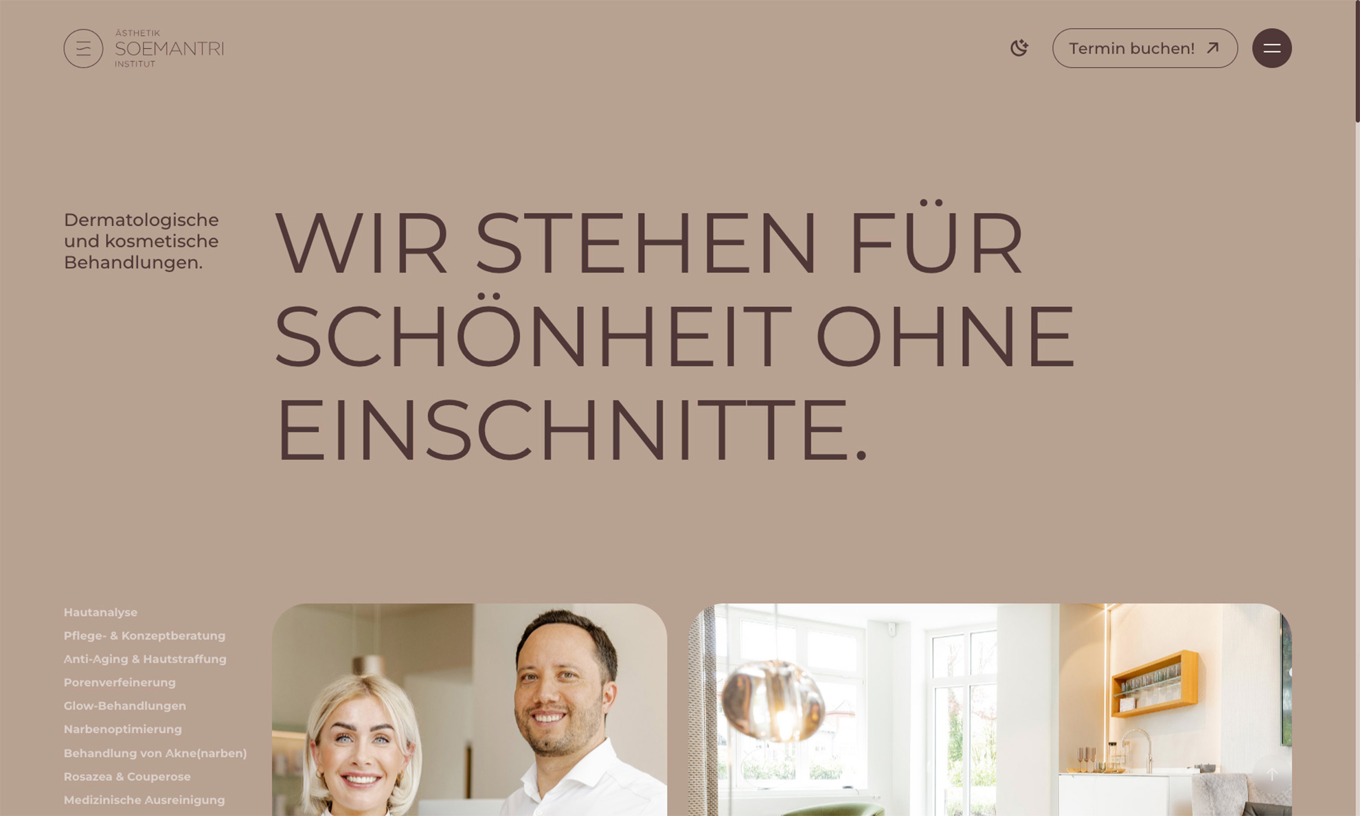 Soemantri Ästhetik Institut Lüdenscheid vertraut A87 Design Büro, Werbeagentur, Werbung, Grafik- und Webdesign aus Lüdenscheid und Südwestfalen, Designstudio, Designagentur, Logo Design, Corporate Design, Markenauftritt, NRW, Nordrhein-Westfalen