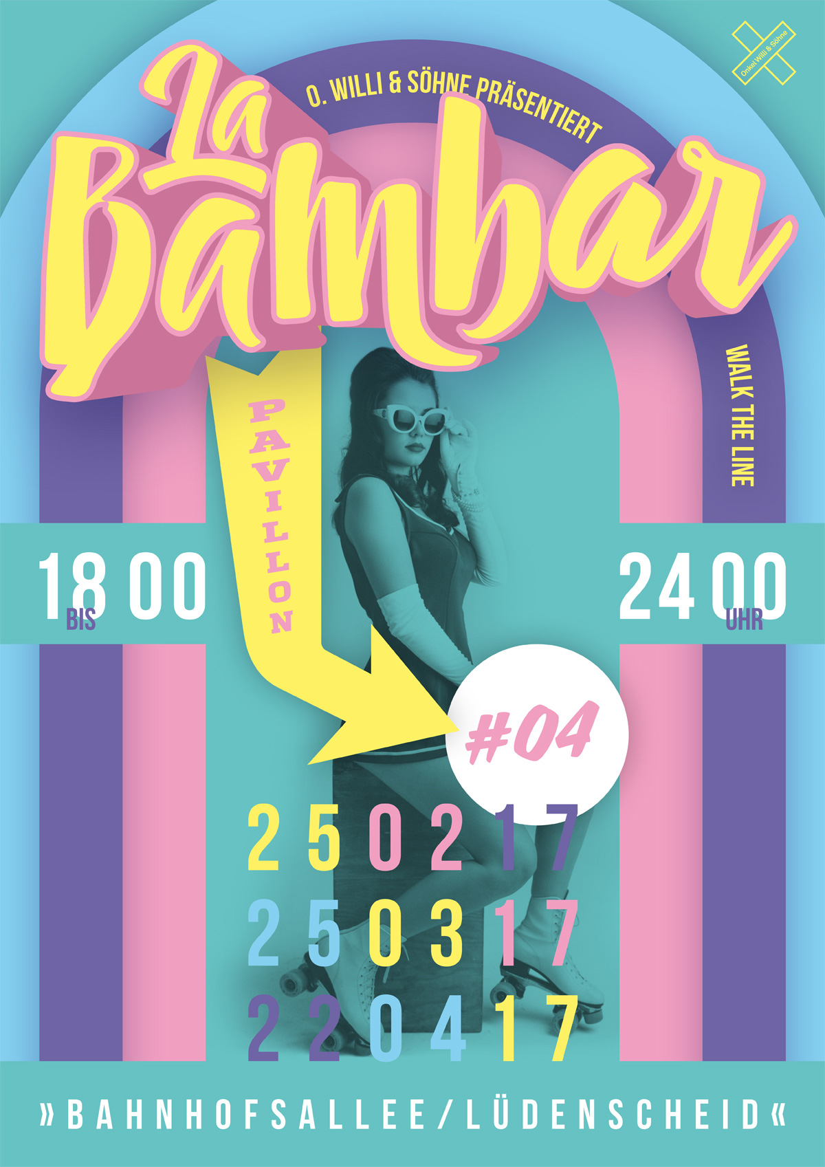 A87 Design Büro, Lüdenscheid, Werbeagentur, Wo guter Logodesigner?, Grafik, Kommunikation, Corporate Design, Identity, Unternehmensauftritt, Erscheinungsbild, Branding, Marketing, Product Branding, Typografie, Type Design, Signet, Icon, Kampagne, Illustration, Illustrator, NRW, Nordrhein-Westfalen, Walk the Line, Festival, Event, Stadtstrand, Onkel Willi und Söhne